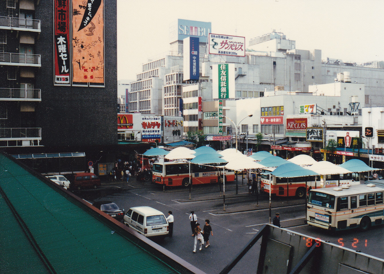 1989年大宮駅東口駅前